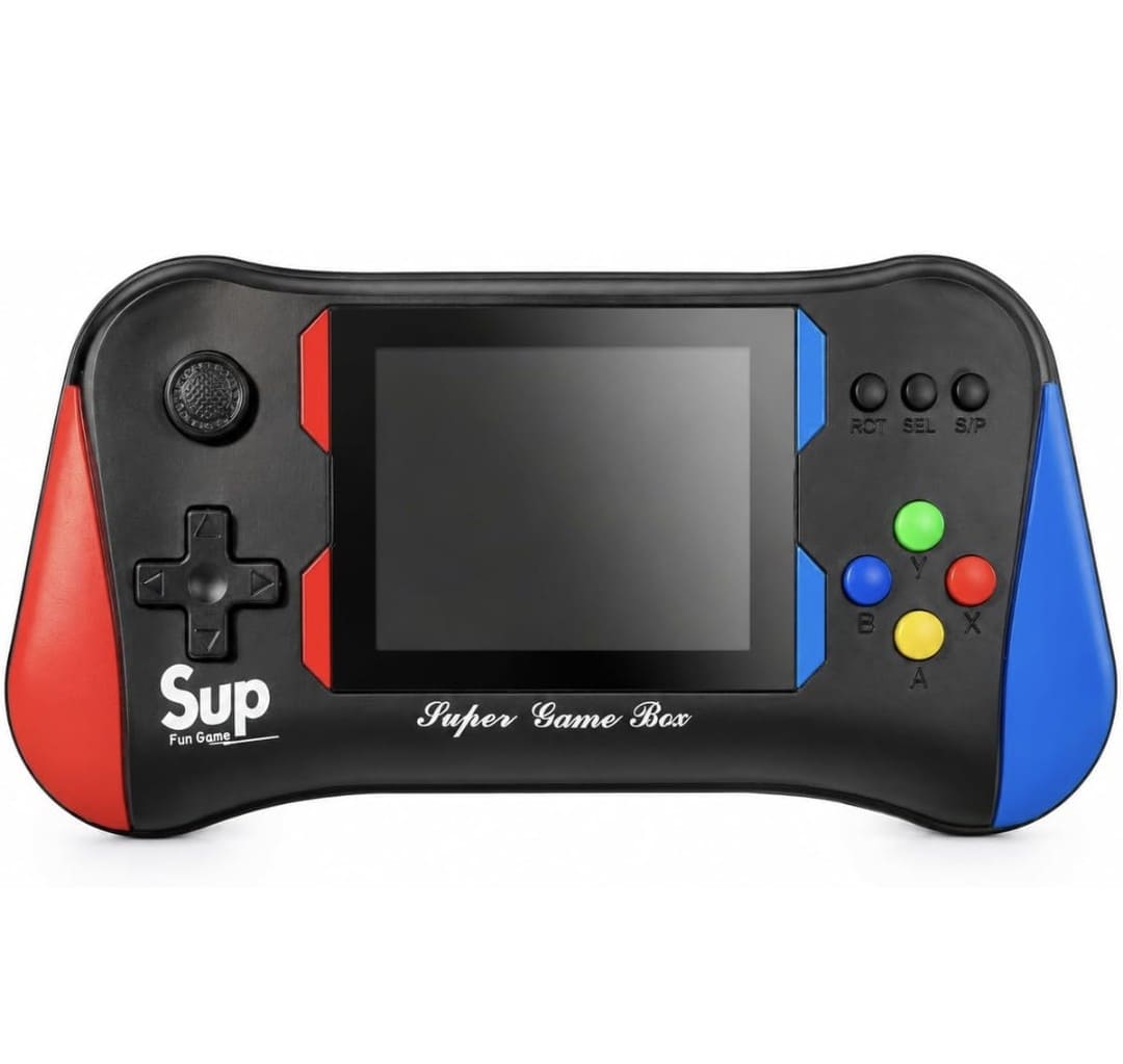 1000138634 SUP Super Game Box Handheld Retro Game Console with 400-in-1 Classic Games - Image 1