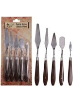 Professional 5 Pieces Stainless Steel Artist Palette Knife Set - Image 5