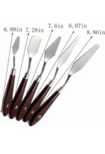 Professional 5 Pieces Stainless Steel Artist Palette Knife Set - Image 4