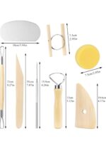 Professional Wooden Clay Sculpting and Pottery Tool Set - Image 6