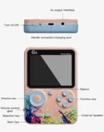 G5 Retro Handheld Game Console with 500-in-1 Classic Games and LCD Screen - Image 3