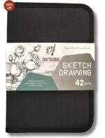 Professional Sketching and Drawing Pencil Set with Carrying Zipper Case - Image 5