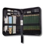 Professional Sketching and Drawing Pencil Set with Carrying Zipper Case - Image 4