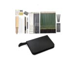 Professional Sketching and Drawing Pencil Set with Carrying Zipper Case