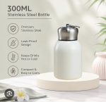 Classic and Trending Peacock and Botanical Plain Thermal Sipper Flask with Metal Ring Lid - Image 5