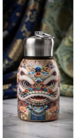 Mini Water Bottle 300ml Small Portable Stainless Steel Vacuum Insulated Tumbler Cup for Boys, Girls, School, Office Double Wall Leakproof Hot & Cold Thermal Flask - Image 5