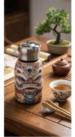 Mini Water Bottle 300ml Small Portable Stainless Steel Vacuum Insulated Tumbler Cup for Boys, Girls, School, Office Double Wall Leakproof Hot & Cold Thermal Flask - Image 7