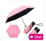 Vibrant Sunshine Yellow Compact Foldable Umbrella - Image 3