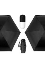 Capsule Shape Mini Pocket Umbrella – Compact Portable Folding Umbrella for Men & Women - Image 3