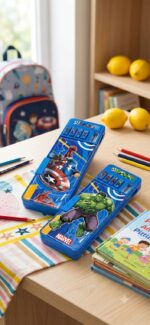 Marvel Avengers Superhero & Barbie Theme Multi-Functional Pencil Box