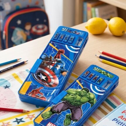 Marvel Avengers Superhero Theme Multi-Functional Pencil Box