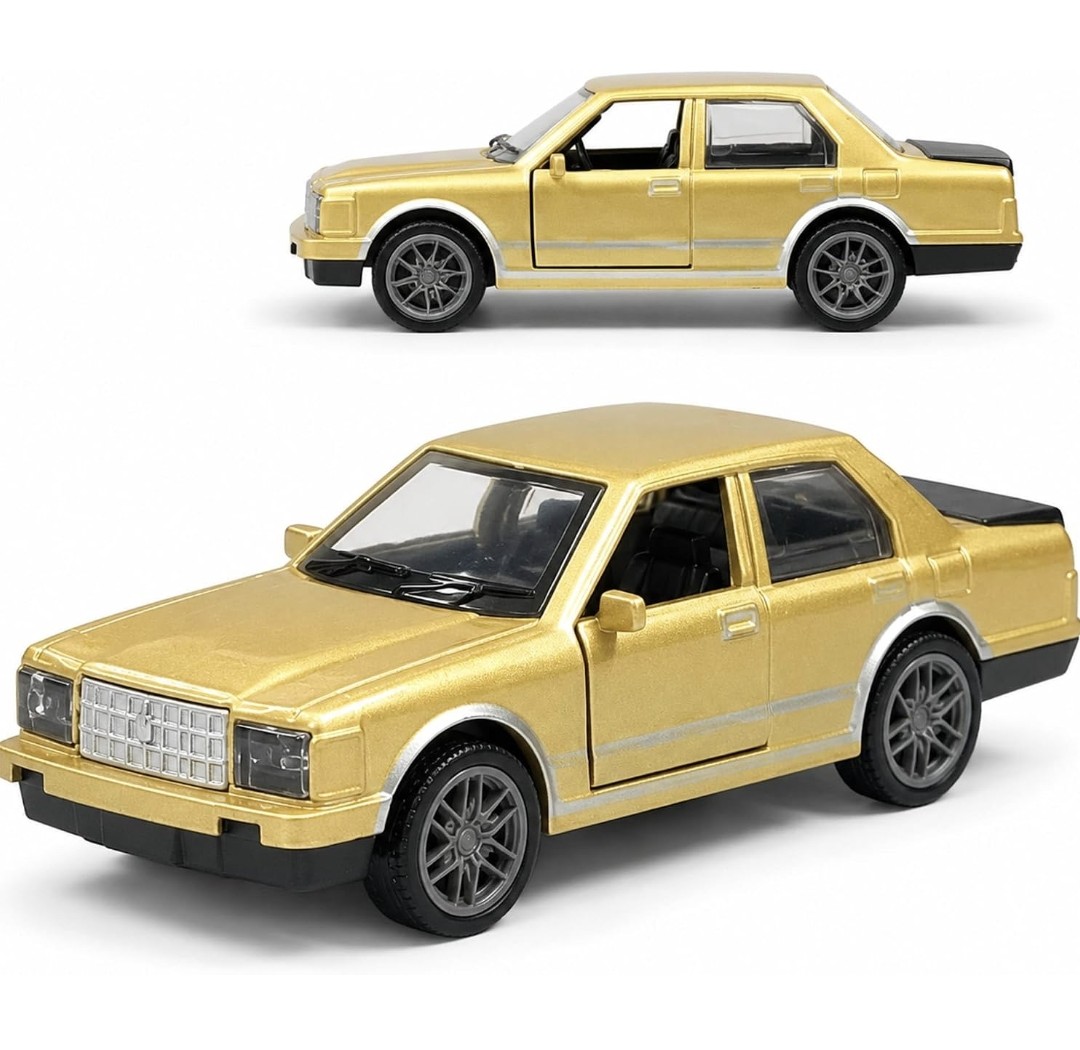 1000139154 Classic Executive Vintage Sedan Diecast Model Car with Opening Doors and Pull-Back Action Collectible Car Model for Kids. - Image 1