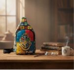Harry Potter Hogwarts Four Houses Crest Printed Crossbody Sling Bag One-Shoulder Travel Chest Pack - Image 2