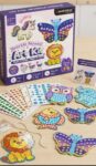 DIY Sparkle Foil Mosaic Art Kit for Kids Mess Free Peel and Stick Animal Sticker Craft Kit