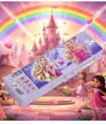 Barbie Princess Theme Multi-Functional Password Lock Pencil Box - Image 3