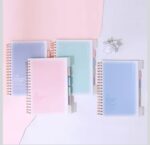 Pastel Spiral Diary Notebook with Index Tab Dividers - Image 2