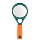 Handheld Dual Lens Magnifying Glass with Built-In Compass