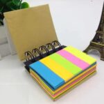 Spiral Bound Kraft Cover Sticky Notes