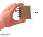 Spiral Bound Kraft Cover Sticky Notes - Image 4