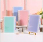Pastel Spiral Diary Notebook with Index Tab Dividers