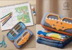 Military Camouflage Jeep Theme Hardtop Pencil Case - Image 2