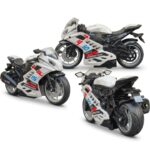 Racing Sports Superbike Toy with Water Mist Exhaust Smoke Effect, LED Headlights, Sound, and Pull-Back Action - Image 3