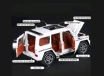 Metal G-Wagon SUV Toy Car with Gold Accents, Sunroof, and Off-Road Alloy Wheels - Image 2