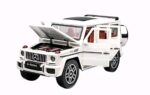 Metal G-Wagon SUV Toy Car with Gold Accents, Sunroof, and Off-Road Alloy Wheels - Image 3