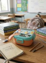 Compact Stainless Steel Kids Lunch Box - Cool and Stylish