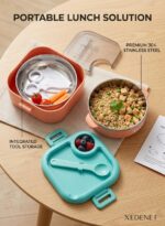 Compact Stainless Steel Kids Lunch Box - Cool and Stylish - Image 3