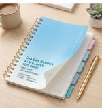 Pastel Spiral Diary Notebook with Index Tab Dividers - Image 5