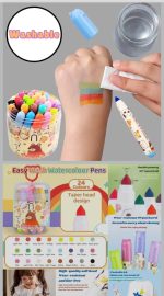Bubu & Friends 24-Piece Washable Watercolor Pens Set for Kids - Image 6