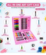 68 Piece Space Astronaut Theme Kids Art Set Portable Briefcase Carry Box - Image 9
