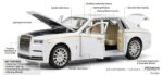 Rolls-Royce Phantom 1:24 Scale Die-Cast Model Car | Luxury Toy Car with Opening Doors, Hood & Trunk, Steerable Wheels & Detailed Interior