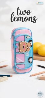 Cute Multi Color and Multi Design Cartoon Theme Multi-Layer Pencil Case(Pouch) for Kids - Image 4