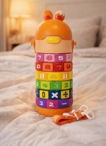 Kids Math Learning Puzzle Toy, Rotating Number & Math Symbols Educational Game with Carrying Strap - Image 4
