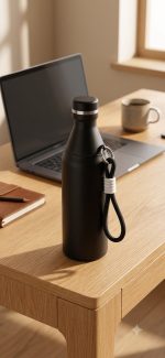 Keeps Drinks Hot or Cold Small Mouth Thermal Bottle Leak Proof Stainless Steel Insulated Bottle Lightweight Small Vacuum Bottle Leakproof for Cyclists, Athletes, Commuters, Outdoor - Image 2