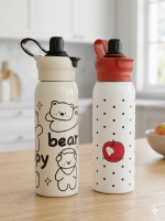 Water Bottle 620ml Straw Lid Carry Handle Double Wall Vacuum Insulated Leakproof BPA-Free Stainless Flask Gym Travel Camping - Image 9