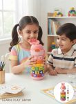 Kids Math Learning Puzzle Toy, Rotating Number & Math Symbols Educational Game with Carrying Strap