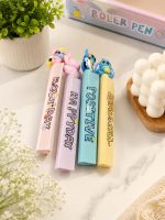 Set of 4 - Cute Cartoon Stitch Character 2-in-1 Gel Ruler Pen Set (Multicolor)