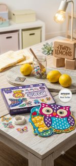 DIY Sparkle Foil Mosaic Art Kit for Kids Mess Free Peel and Stick Animal Sticker Craft Kit - Image 3